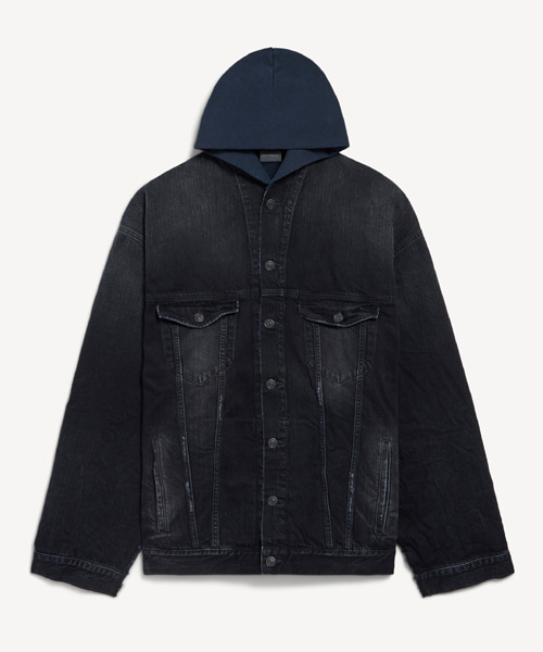 하이브리드 후디드 재킷