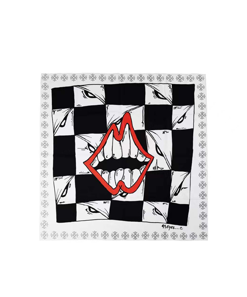 매티보이 99 아이즈 촘퍼 실크 스카프