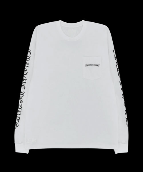 스크롤 로고 롱 슬리브 티셔츠