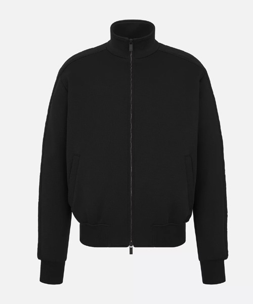 코튼 블렌드 저지 트랙 재킷