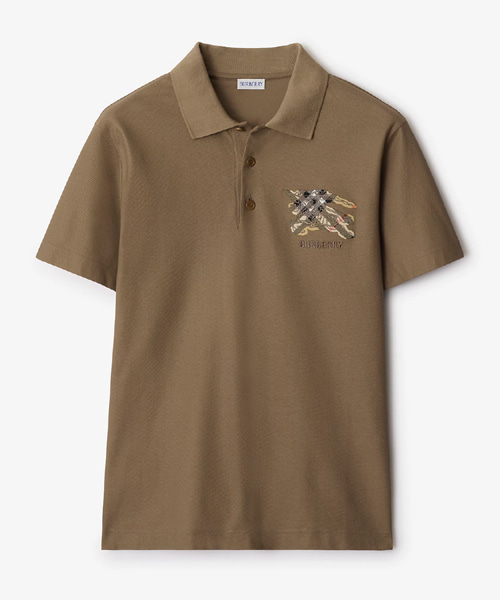 EKD 체크 코튼 폴로셔츠