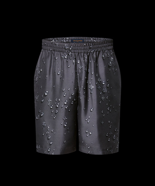 모노그램 실크 쇼츠