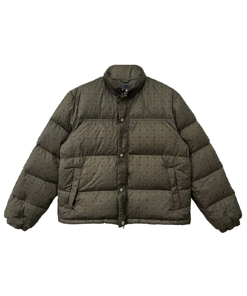 모노그램 크로스 패턴 푸퍼 자켓