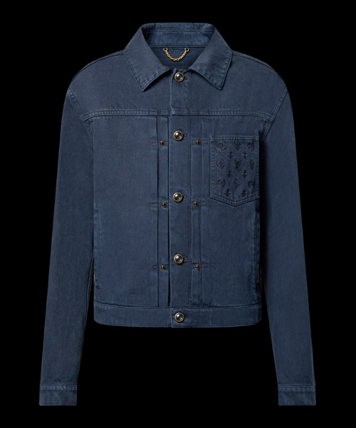 가먼트 다이드 데님 타입 II 트러커 재킷