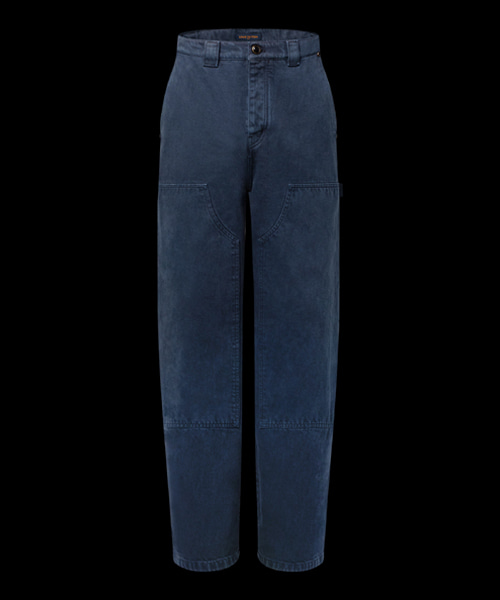 가먼트 다이드 데님 카펜터 팬츠