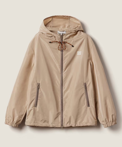 테크니컬 패브릭 블루종 재킷