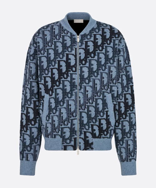 오블리크 블루종 재킷