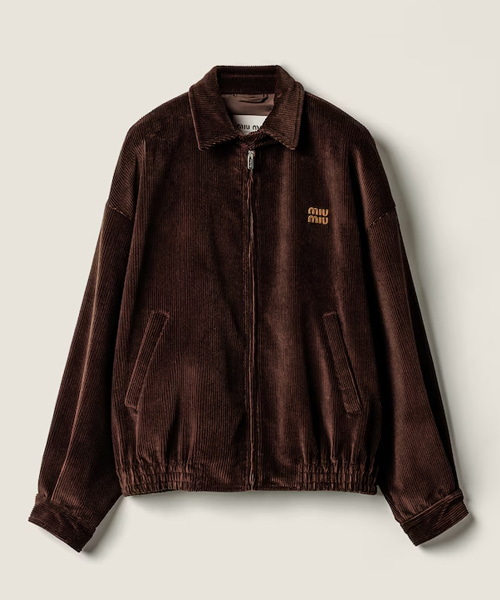 코듀로이 블루종 재킷