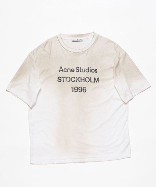 스탬프 로고 코튼 티셔츠