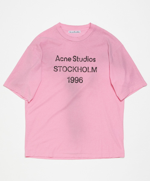 스탬프 로고 코튼 티셔츠