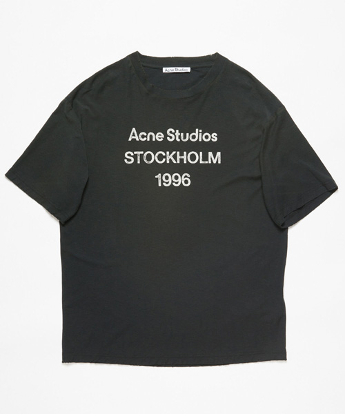 스탬프 로고 코튼 티셔츠