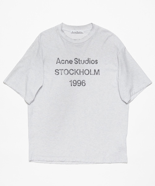 스탬프 로고 코튼 티셔츠