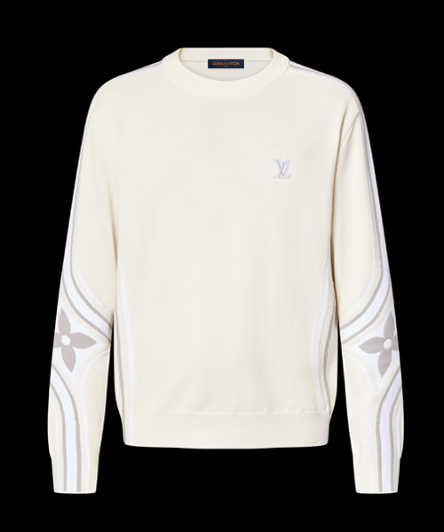 그래픽 니트 크루넥