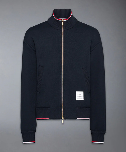 루프백 오버사이즈 RWB 스트라이프 재킷