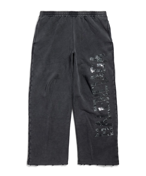 트랜스페어런트 테이프 배기 팬츠