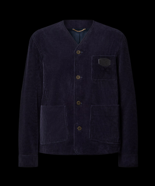 코듀로이 칼라리스 재킷