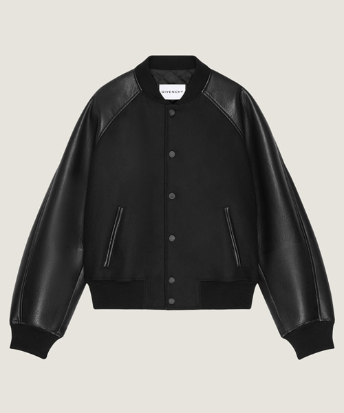 지방시 파리 엠브로이더리 믹스 메테리얼 블루종