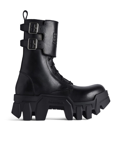 불도저 컴뱃 레이스업 부츠