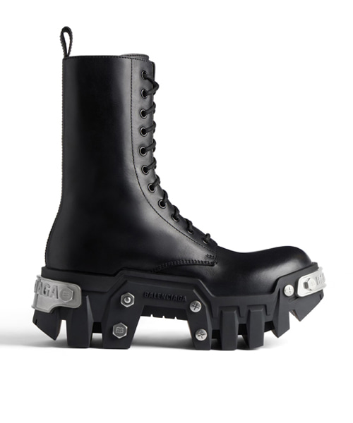 불도저 레이스업 부츠