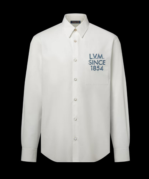 롱 슬리브드 시그니처 셔츠