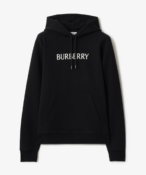 로고 코튼 후디