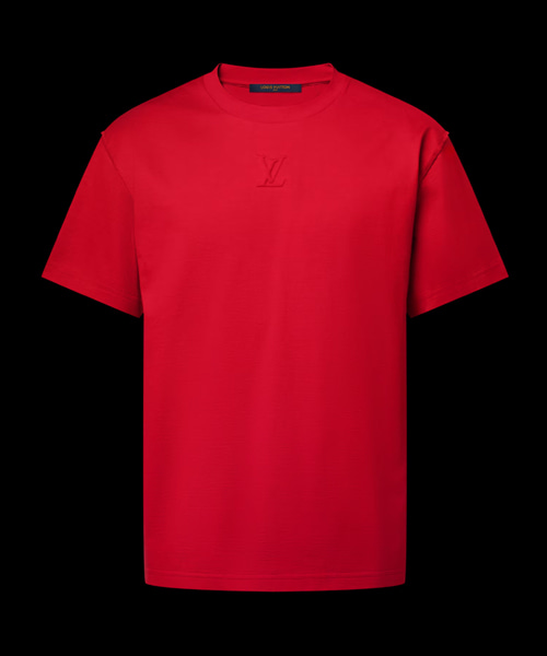 엠보스드 LV 티셔츠