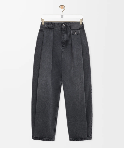 워시드 코튼 진-데님