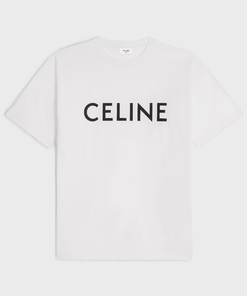 로고 프린트 코튼 저지 티셔츠