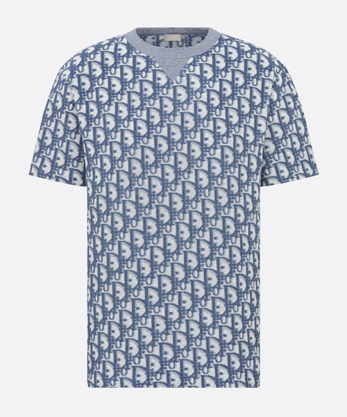 오블리크 테리 코튼 티셔츠