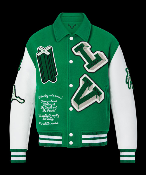 가죽 베이스볼 자켓