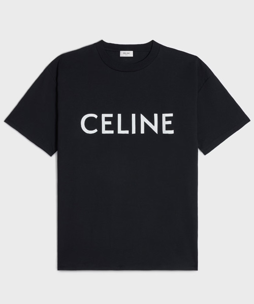 로고 프린트 코튼 저지 티셔츠