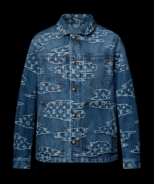 모노그램 데님 워크웨어 블루종