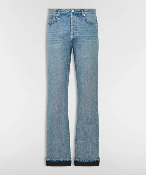 블루 코튼 데님 까나쥬 진