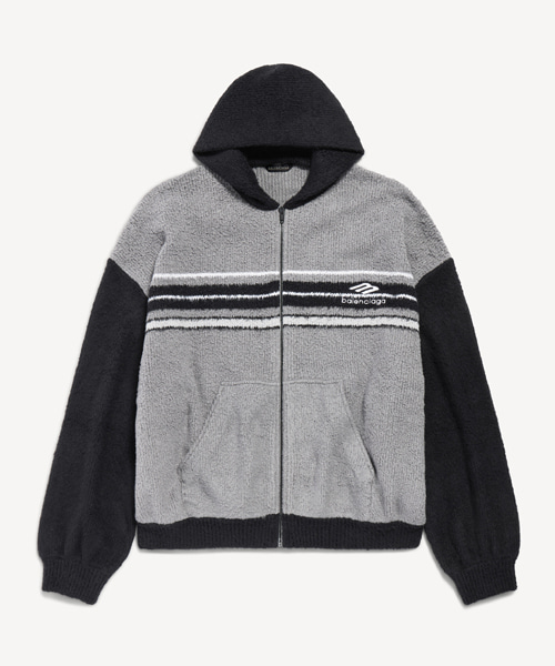 플러피 집업 후디