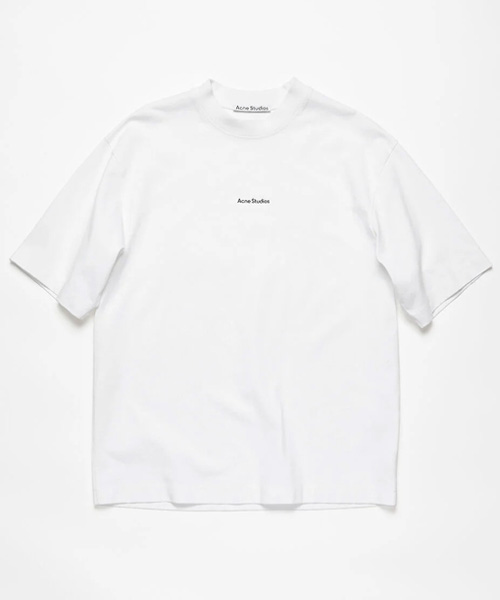 스탬프 로고 자수 코튼 티셔츠