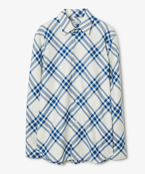 체크 코튼 셔츠