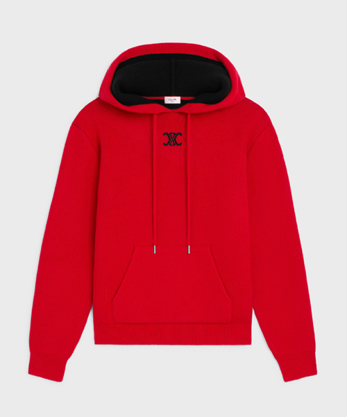 캐시미어 후드 스웨터