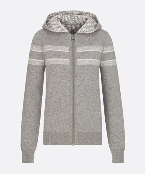 리버서블 후드 지퍼 가디건