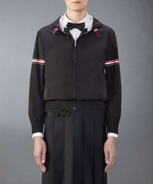 나일론 터치 암밴드 후드 자켓