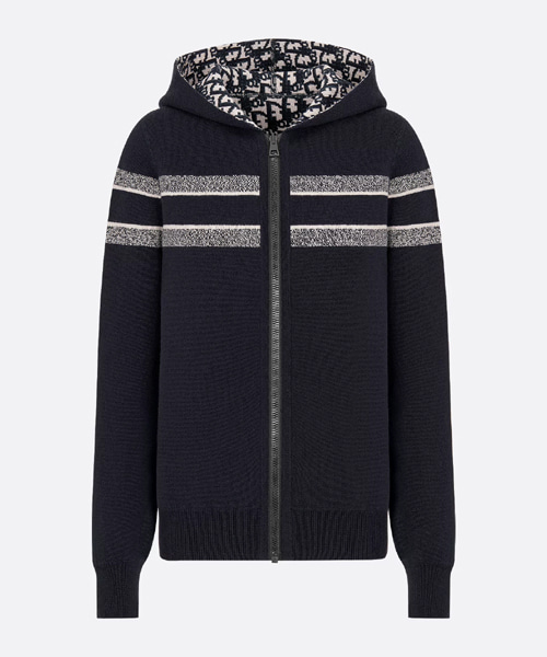 리버서블 후드 지퍼 가디건