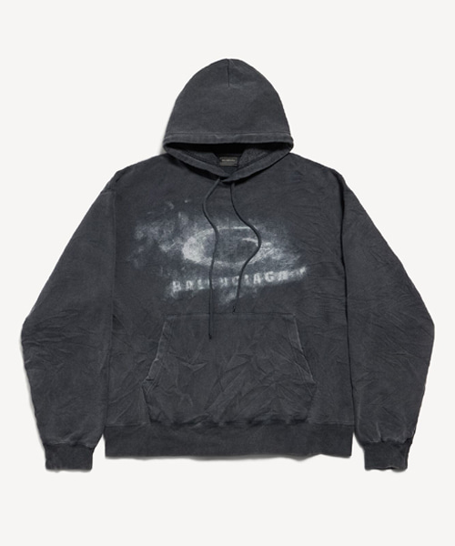 워시드 크레용 루프 오버사이즈 후디 워시드