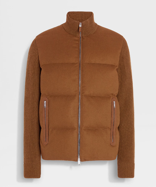 오아시 캐시미어 풀 집업 블루종