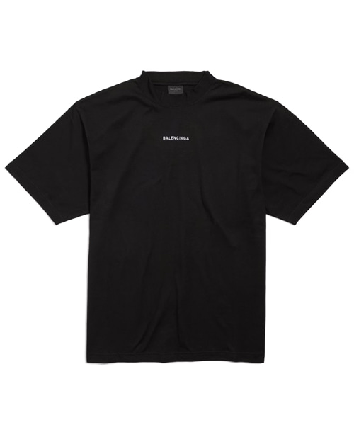 뉴 발렌시아가 백 코튼 티셔츠