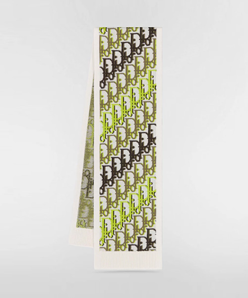 오블리크 울 스카프