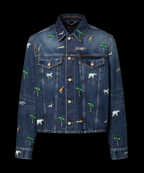 LV x 다즐링 리미티드 엠브로이더드 롱 슬리브 데님 셔츠