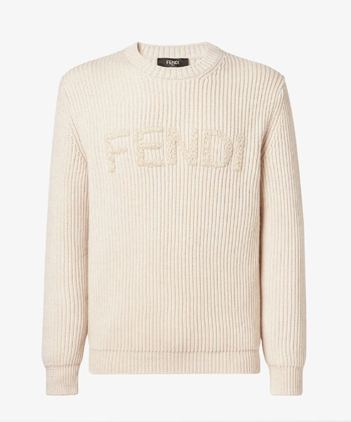 풀오버 블루 울 스웨터