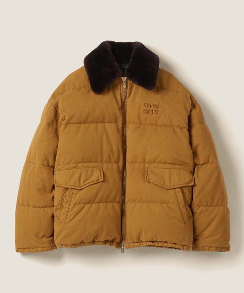 개버딘 다운 자켓