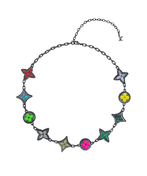 모노그램 빅 네크리스