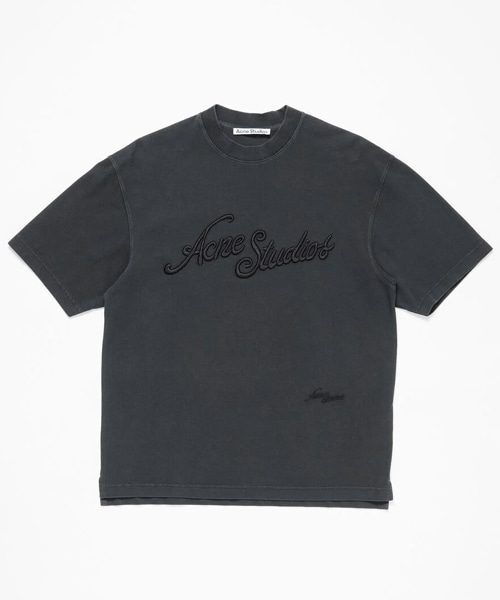 3D 자수 로고 릴랙스핏 티셔츠