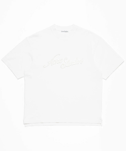 3D 자수 로고 릴랙스핏 티셔츠